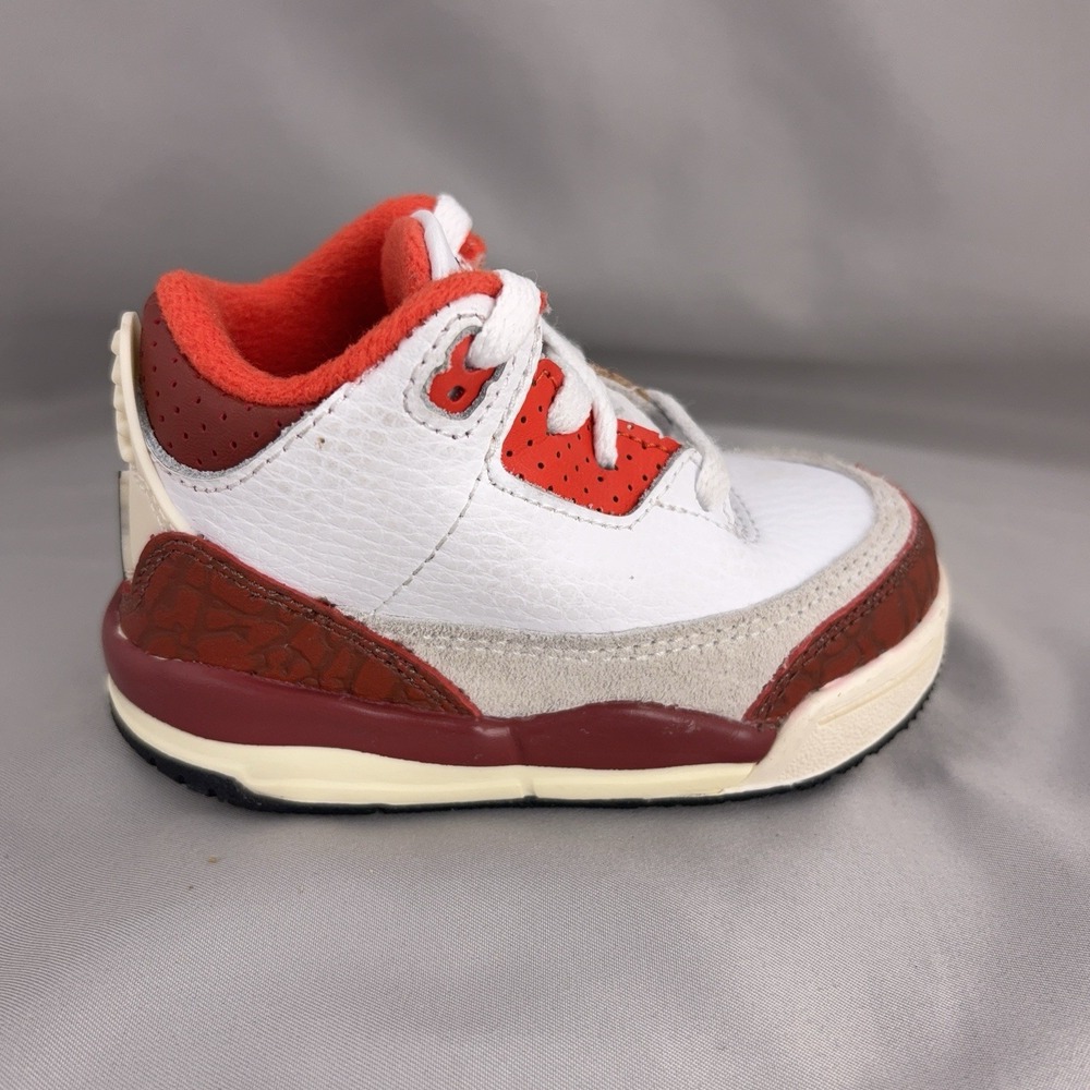 Jordan 3 Retro Dunk On Mars Sneakers Toddler‎ Size 4C Elephant Print DV7026-108